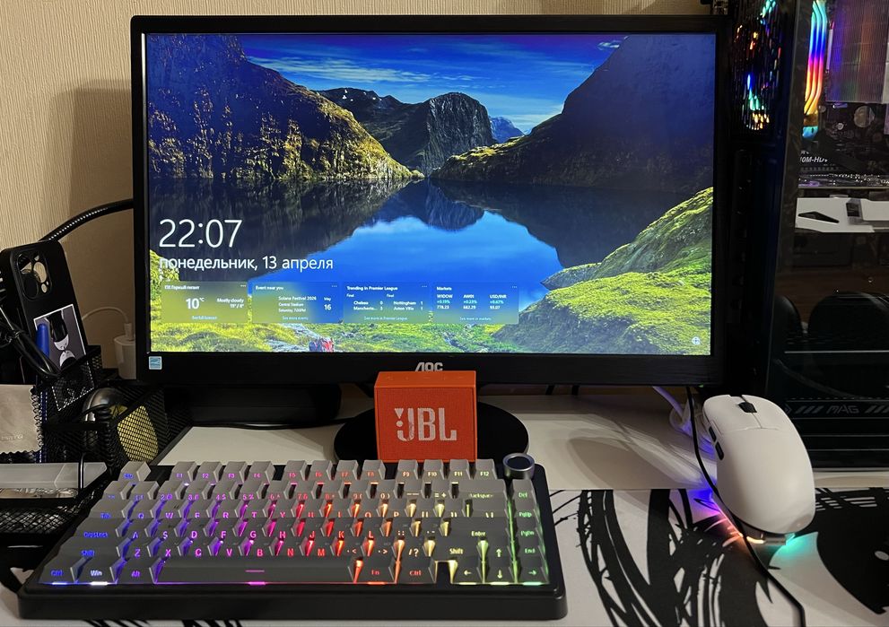 Монитор AOC E2270SWDN черный