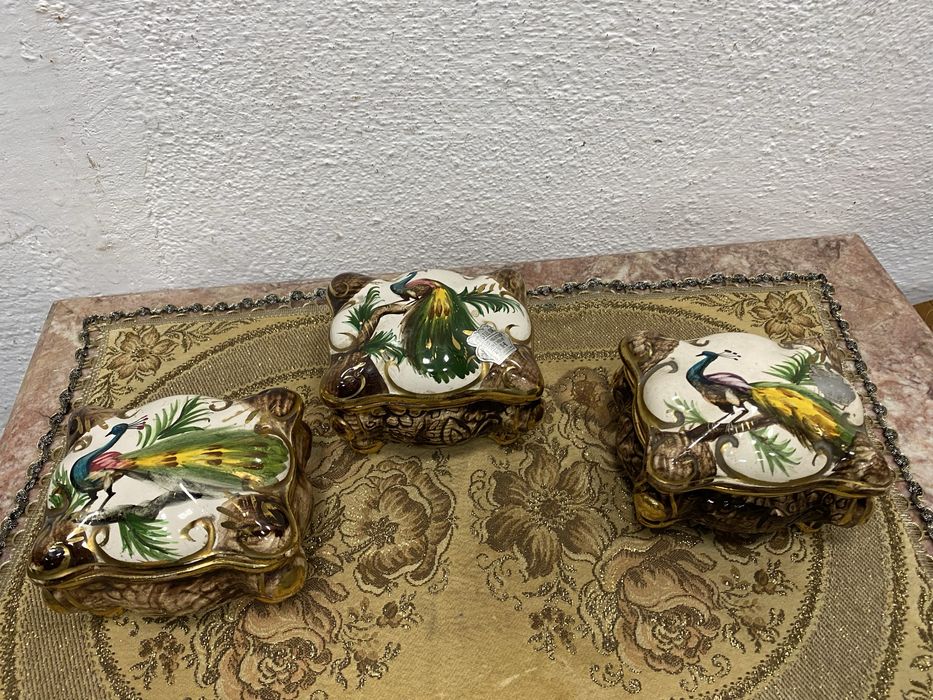 Порцеланови кутии за бижута три броя