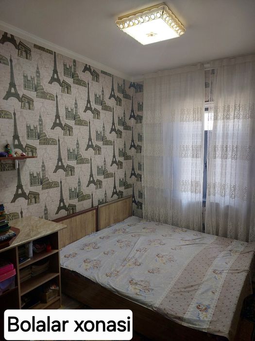 34 maktab oldidagi uy 3 honali 5 etajda joylashgan evro remont qilinga