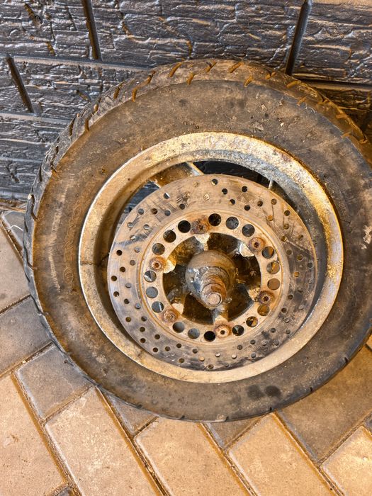 Передни диск 4.00 12 на мото мопеды