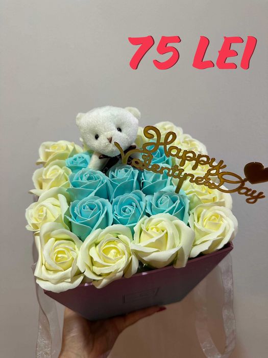 Aranjamente florale cu trandafiri de sapun