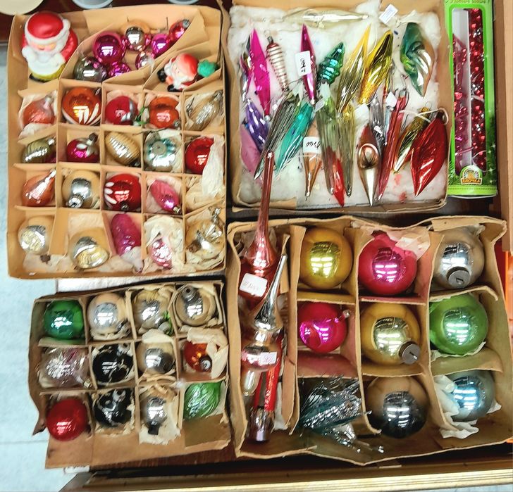 Новогодние ёлочные игрушки СССР