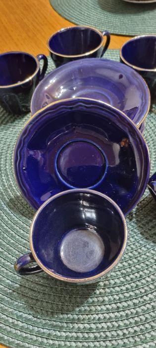 Set cafea portelan aur