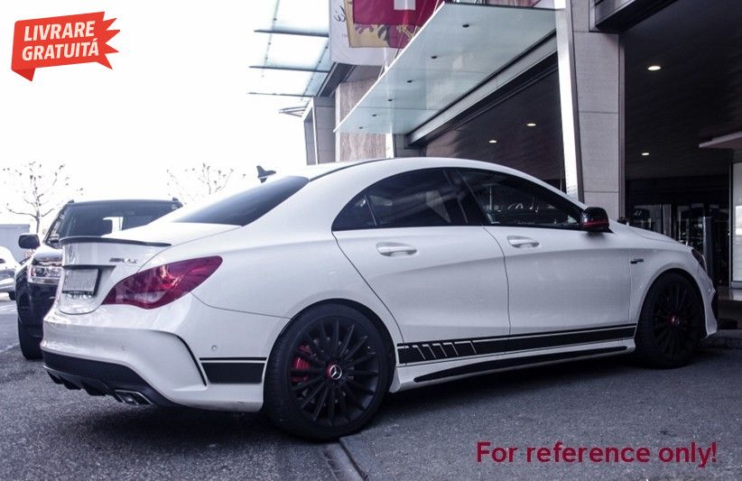 Stickere Laterale Negru Mat MERCEDES CLA W117 C117 X117 (2013-2016) A-
