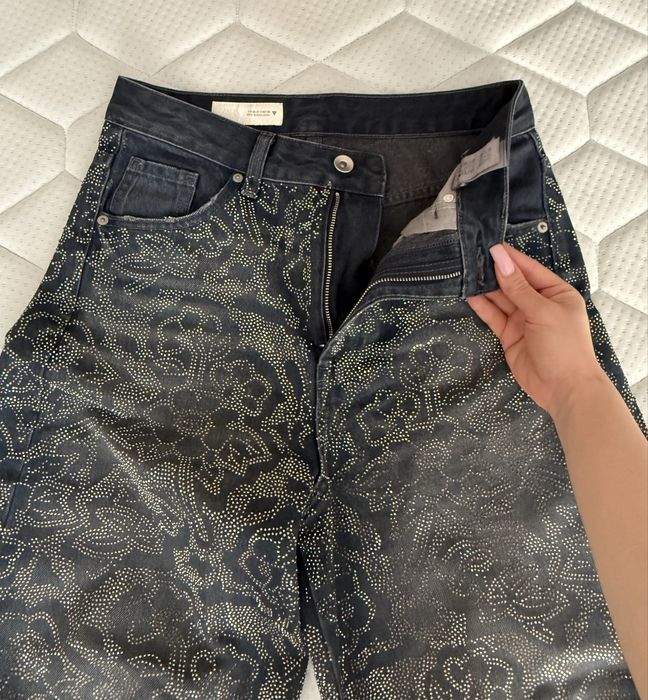 Чисто нови блестящи дънки ZARA