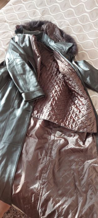 Манто естествена кожа