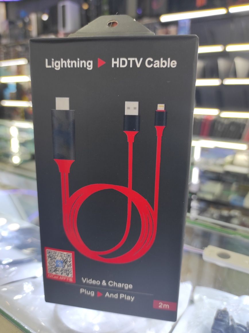 Доставка ! И по областям,Lightning/ iphone / apple/type c hdmi телефон: 120  000 сум - Аксессуары Ташкент на Olx