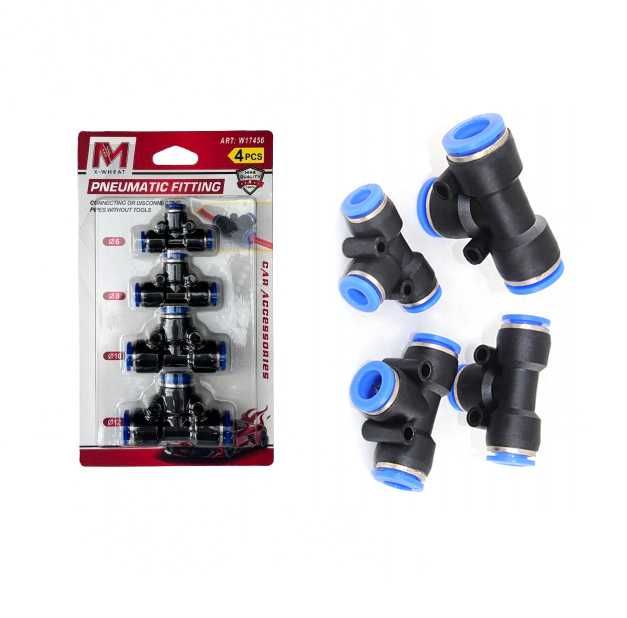 Комплект бързи връзки "Т" пластмасови - 4бр