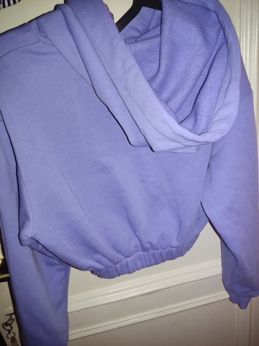 Короткая Толстовка-худи с флисом+кофточка, утепленная