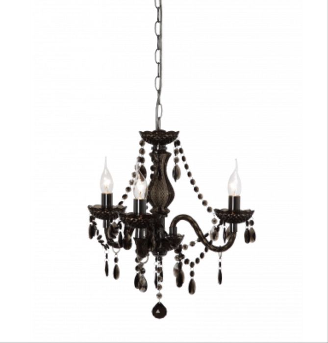 Висящ полилей LUSTER, черен