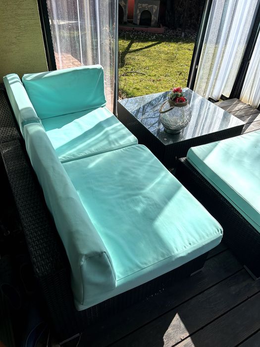 Градински ратанов сет – 4 части с възглавници