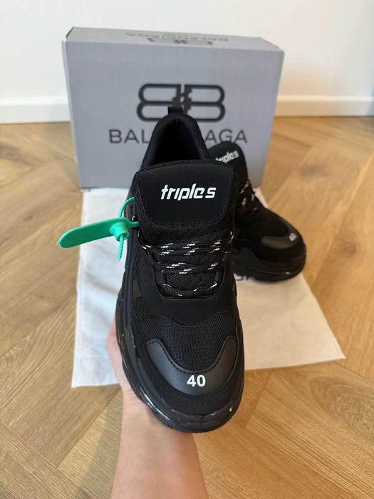 Adidasi Balenciaga Triple S full black PREMIUM
