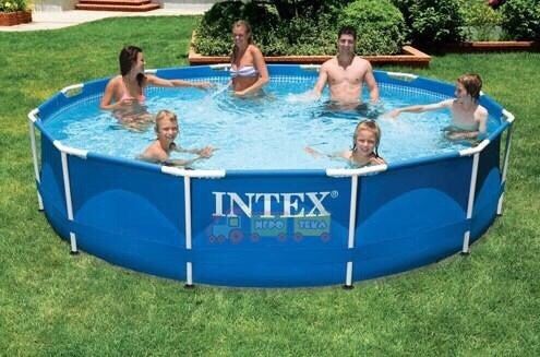 Каркасный бассейн intex 3.05х76см без фильтр
