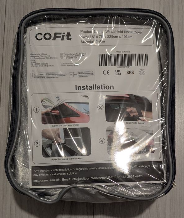 Parasolar Auto 3 geamuri -Parbriz + laterale- Protecție soare, zapada