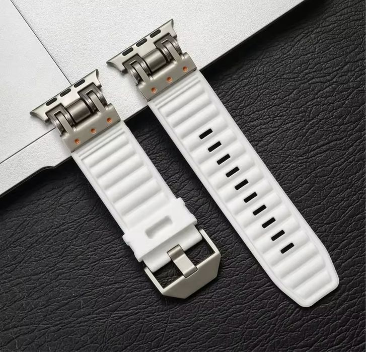 Curea Husa Titan + Silicon Tech Compatibila Ceas Apple Watch