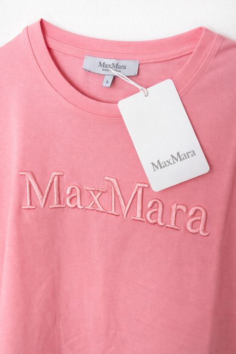 Розова тениска Max Mara с лого