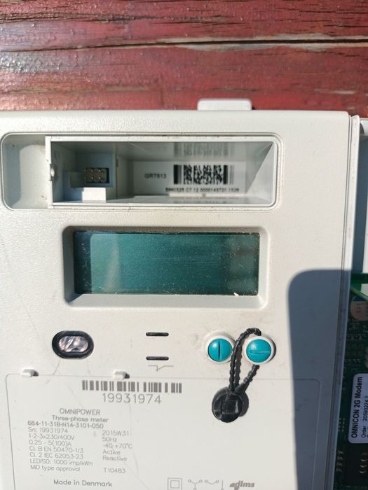 Contor trifazic Kamstrup OMNIPOWER + modul GSM -activ, reactiv