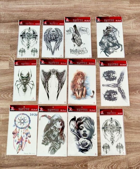 Tatuaje temporare aplicare rapida cu apa