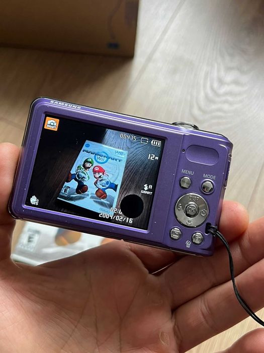 Aparat foto digital Samsung PL80 cu incarcator si card 12 mega pixeli