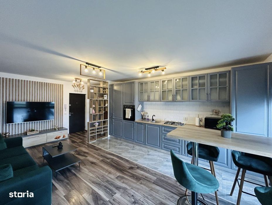 Apartament 2 camere, 46 mp utili + balcon 6 mp, parcare subterana