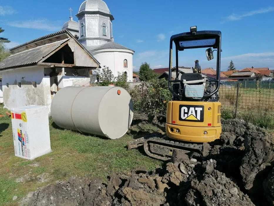 Montaj Fose Septice Ecologice Tricamerale