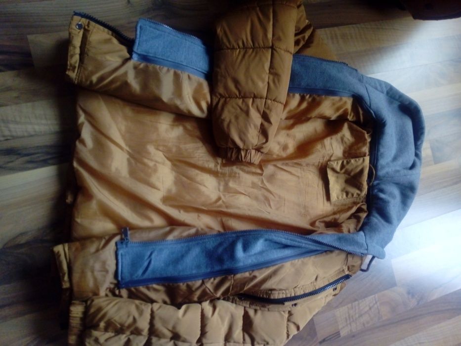 Топло зимно Яке с памучна качулка, размер S-М