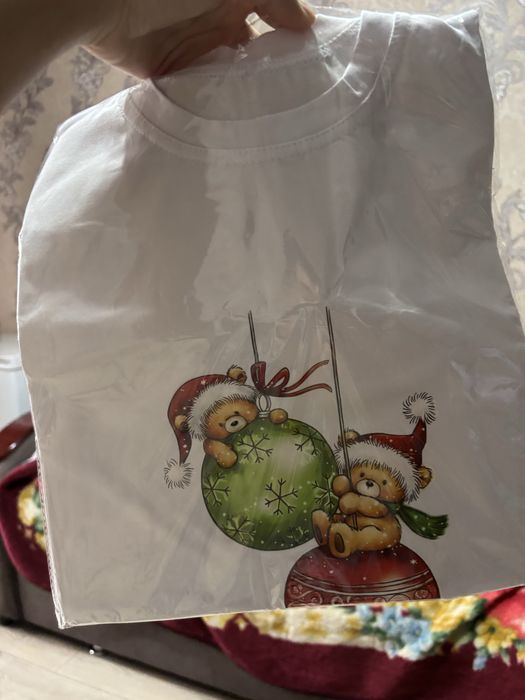 футболка новогодняя