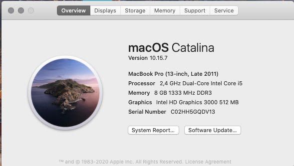 MacBook Pro 11 Late 2011