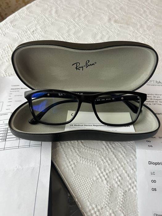 Vand ochelari de vedere NOI Ray Ban dioptrii -0.50 la ambii ochi