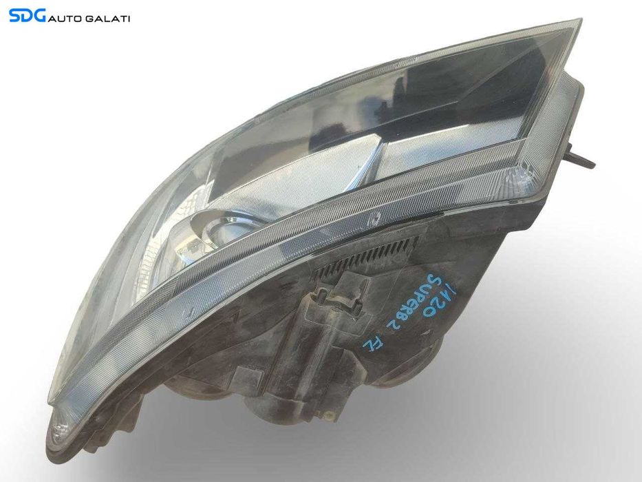 Far Faruri Stanga Halogen Skoda Superb 2 Facelift 2008 - 2015 (Cu Urechiusa Rupta) Cod 3T2941015F [A0965]