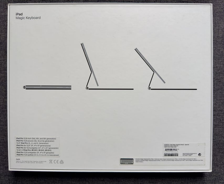 Ipad Pro M1 5th 128GB Wi Fi Pitaka MagEz Appe Magic Keyboard