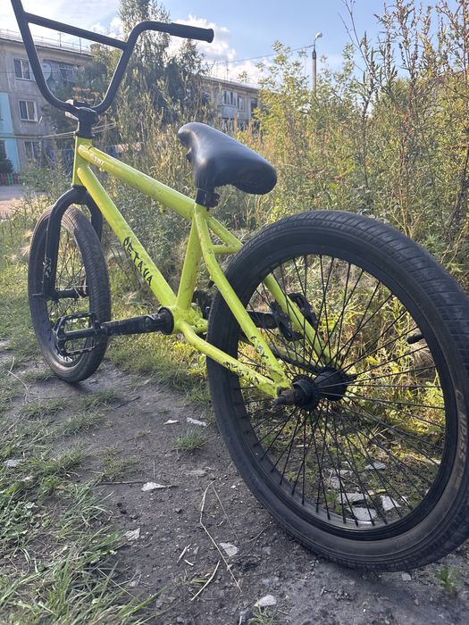 bmx, велосипед, салатовый