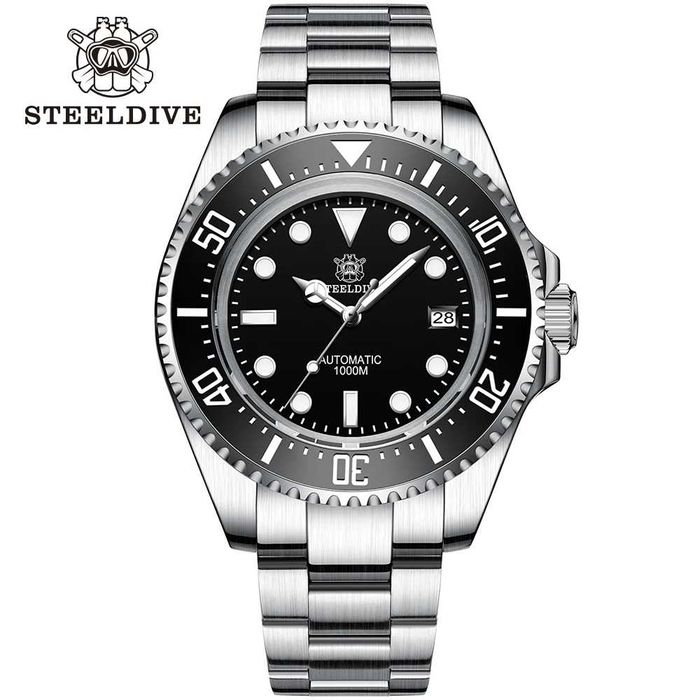 Steeldive Seadweller Deepsea SD1964 1000 m Diver 45 mm Auto Seiko NH35