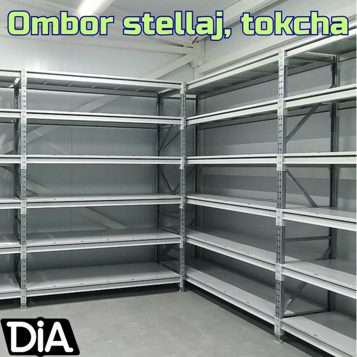 Складские стеллажи, стеллаж для склада, ombor stellaj, tokcha