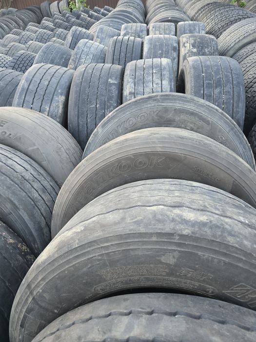 385/55 R22.5 Anvelope Semiremorca  Continental Hankook Semperit Bridgestone Fulda Stare Impecabilă.