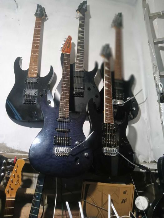 Китара Superstrat колекция редки качествени модели,може+ кубе,процесор