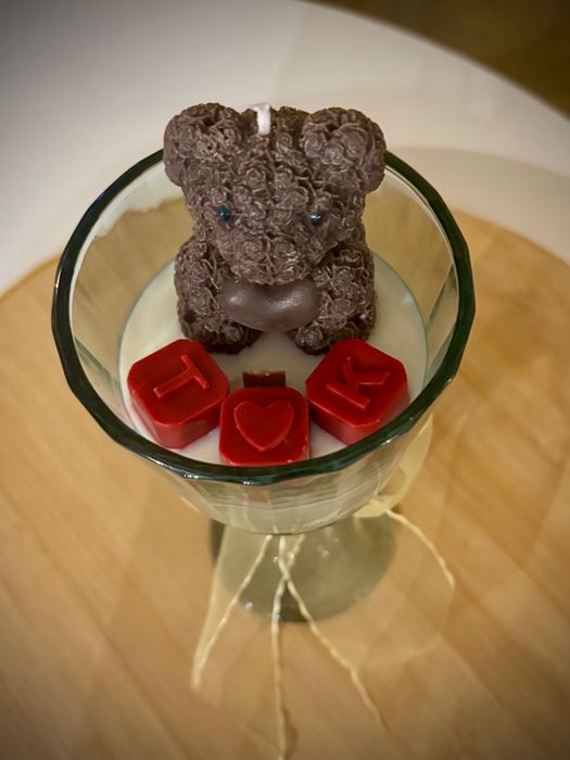 Коледно новогодишни соеви свещи