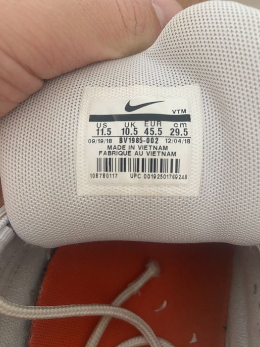 Air max 97 platinum orange