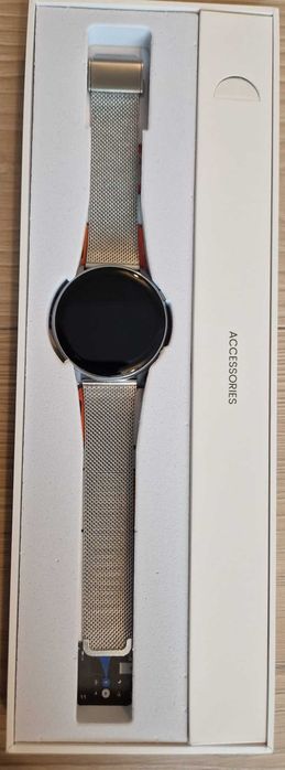 Smartwatch cu functie telefon, 1,39 inch, IP67, argintiu,Fitonme