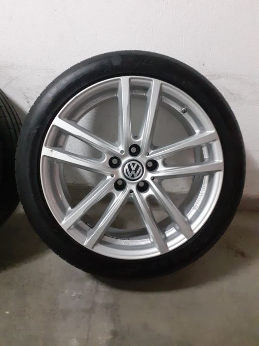 Джанти VW 5x112  с летни гуми 18 цола