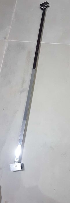 Статичен държач за параван и душ кабини, хром, 70 см. Нов