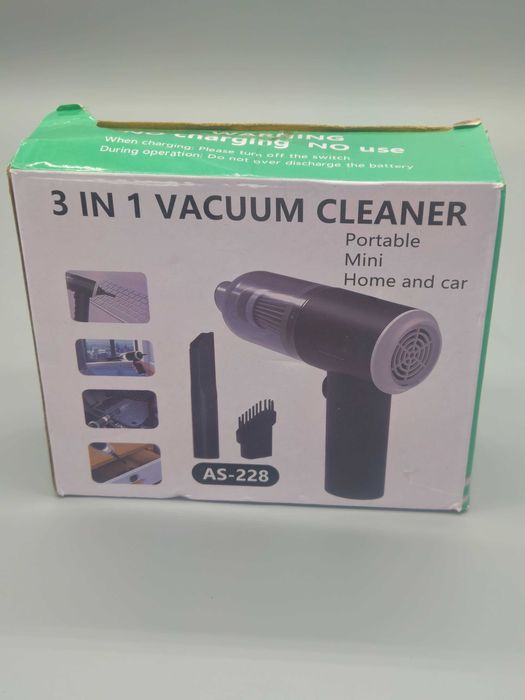 Мини безжична 3-в-1 прахосмукачка AS-228 за кола, дом и офис