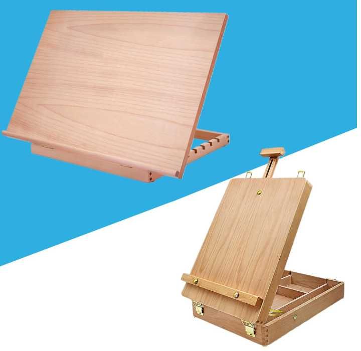 Șevalet de masă din lemn Miratuso Premium, șevalet de artă A2