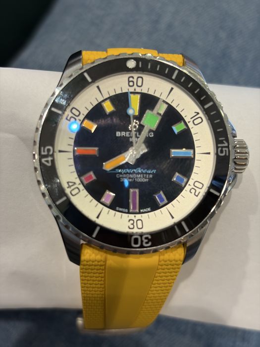 Breitling Superocean 42 Rainbow dial