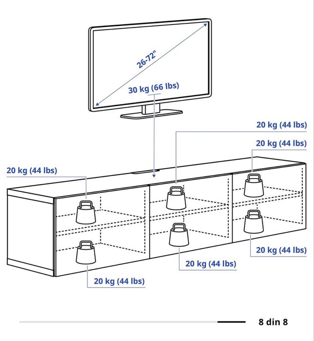 Comoda Besta IKEA