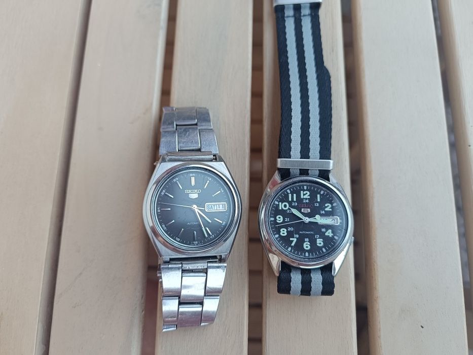 Лот автоматични часовници Seiko5 и Orient