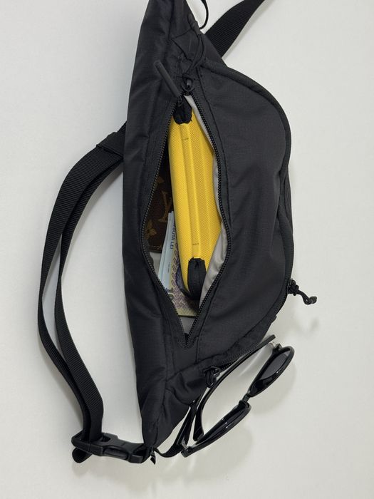 Borseta ripstop 2 buzunare, neagra