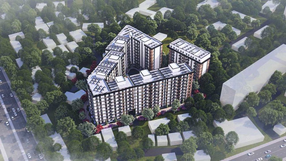 (Добрый) PARKENT GARDENS, 90 м², 3/3/8, Комфортная и тихая жизнь
