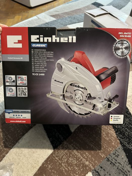 Ръчен циркуляр Einhell tc-cs 1400 w