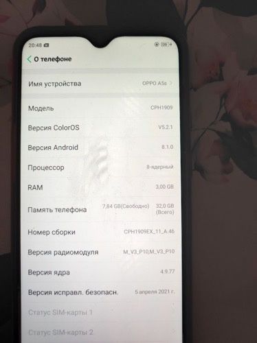Телефон OPPO б/у